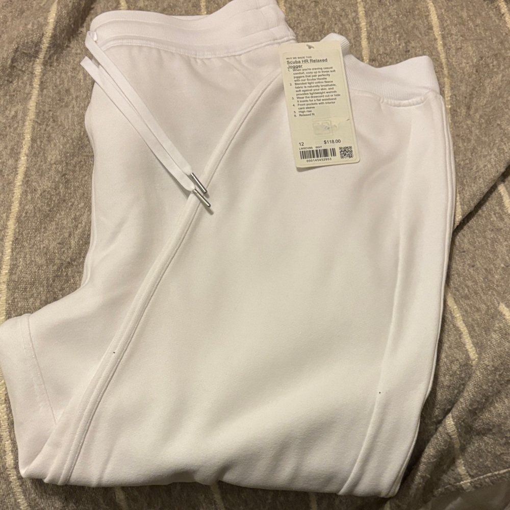 White Jogger Pants